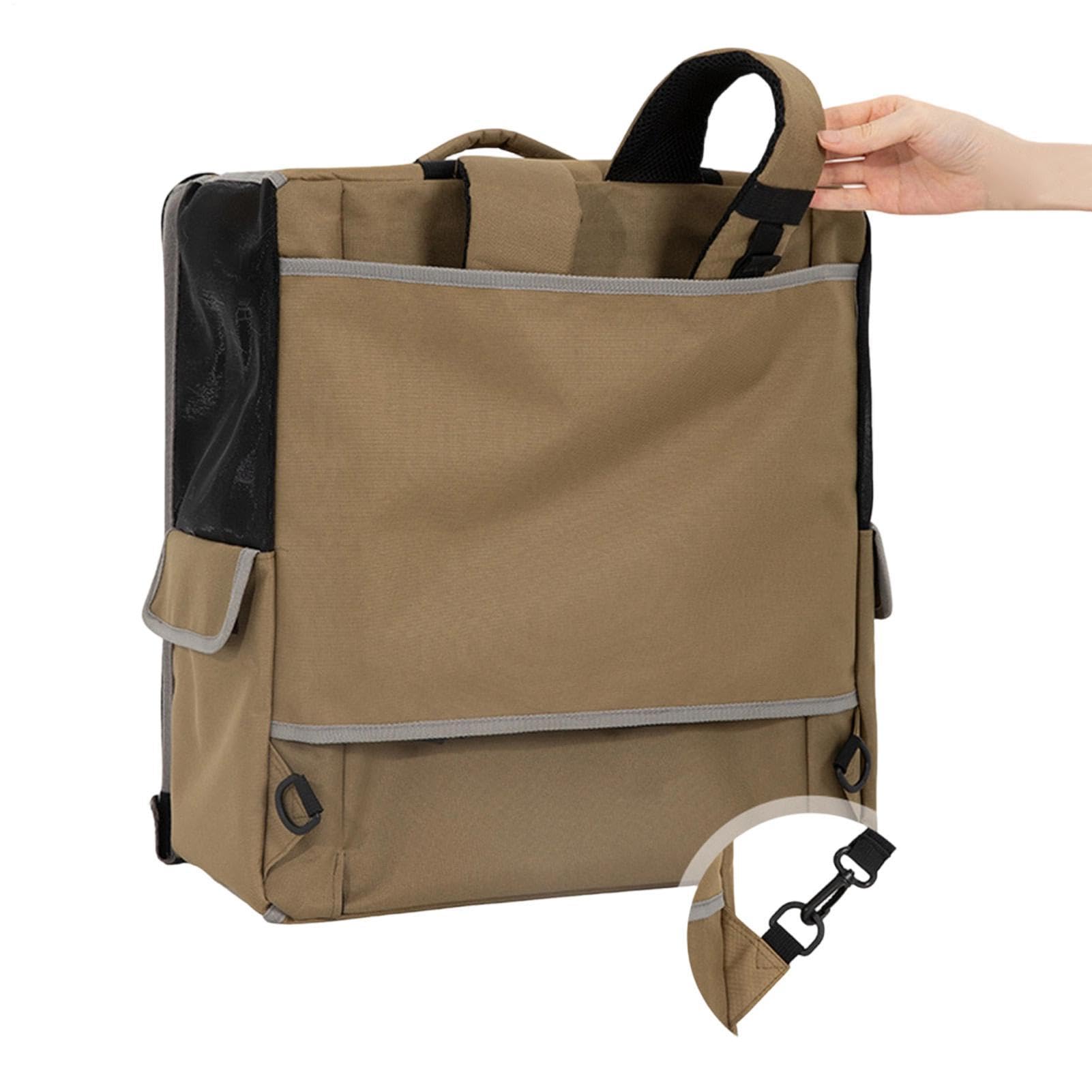 Asiento elevador para mascotas, cama de viaje portátil para coche, transportador de animales transpirable, salón de vehículo extraíble, organizador de seguridad compacto, solución de conducción para