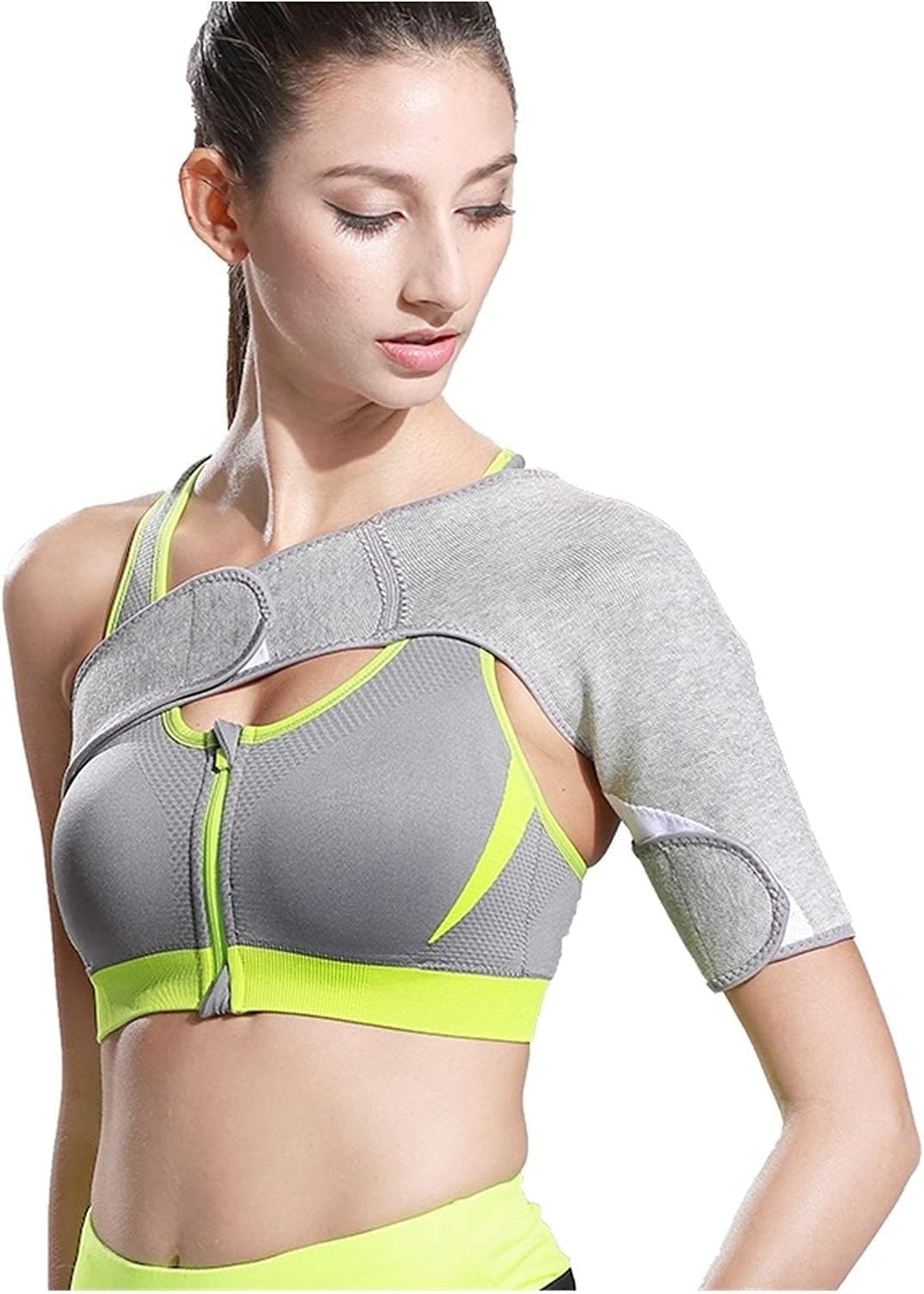 Shoulder Brace For Men Women Sports Shoulder Pads Adjustable Shoulder Immobilizer For Shoulder Strap Shoulder Compression Sleeve Dor