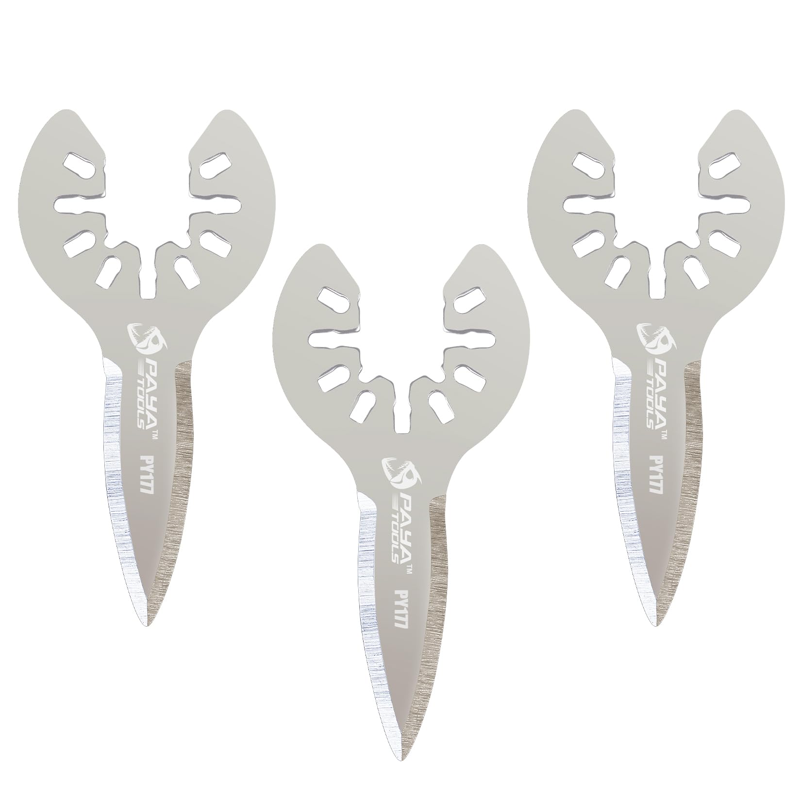 PAYA Multitool Saw Blades Oscillating Blade Car Glass Scraper Windscreen Sealant for Removing Sealing Adhesive Cleaning E-cut Accessories PY177 3-Piece Set