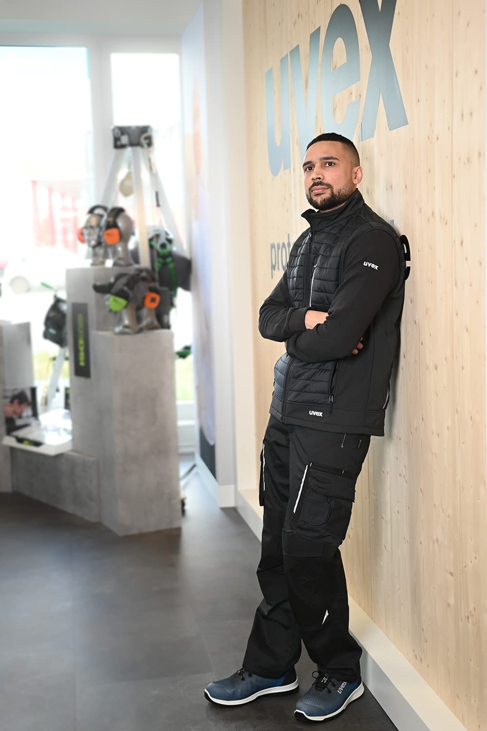 Uvex tune-up Herren Hybridweste - Steppweste - robuste Arbeitsweste - Weste Outdoor