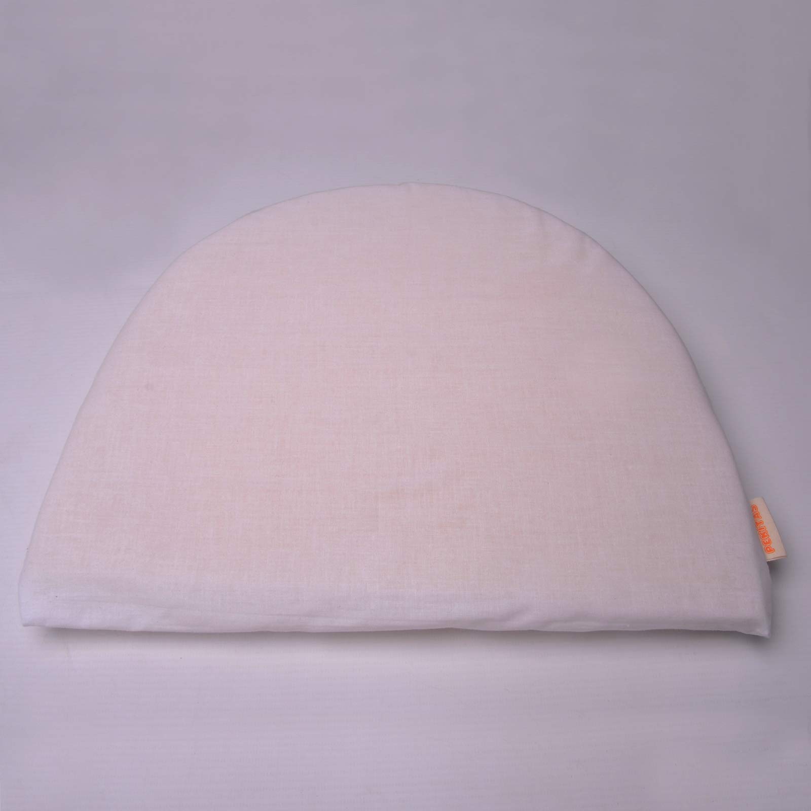 Pekitas - Cuscino antireflusso, cuscino addominale inclinato, cuneo, 33 x 25 cm, per gravidanza, colore bianco