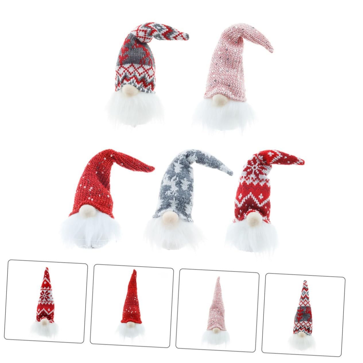 Alipis 10stücke Teiliges GNOME Dolls Für Weihnachten Dekorative Hängedekoration Für Festlichkeiten Und Heimgebrauch Niedliche Für Familie Und