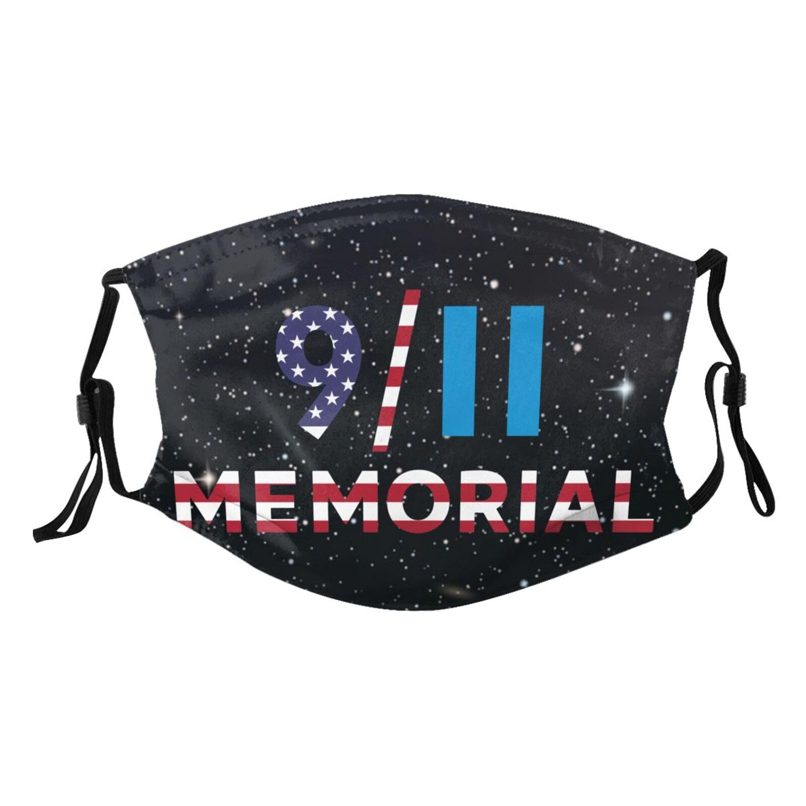 We Will Never Forget 911 Memorial Adult Dust Mask Adjustable Dust Face with 2 Filter