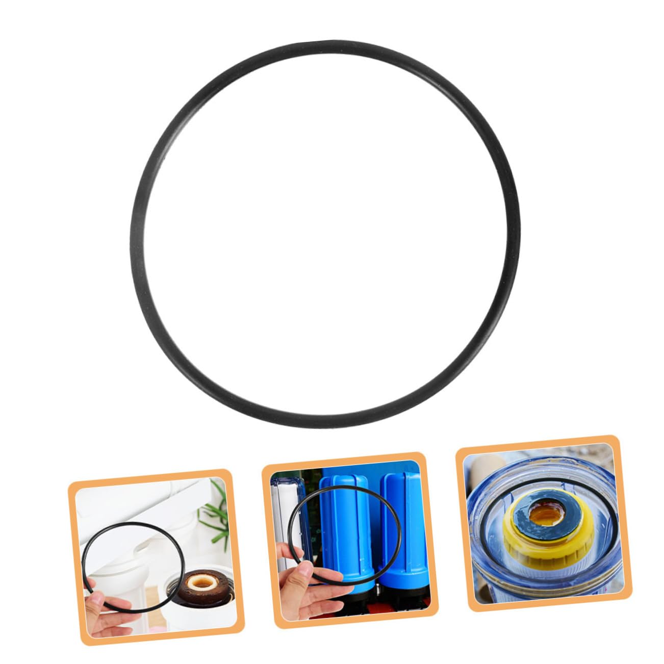 Angoily 2 Pezzi Guarnizioni Di Ricambio Per Filtro Dell'Acqua Guarnizioni In Silicone Universali Per Filtro Dell'Acqua Anelli Di Tenuta Per Accessorio Del Di Purificazione