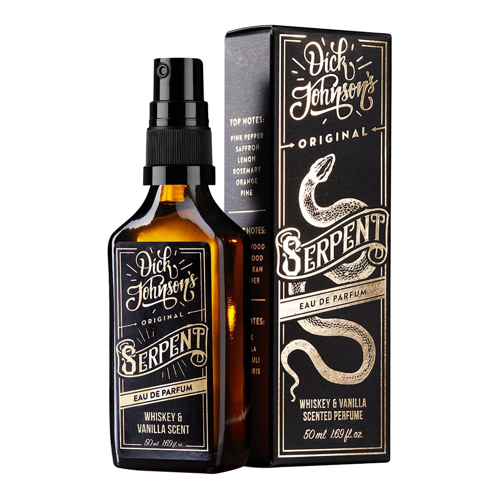 Dick Johnson Eau de Parfum Herren – Whiskey-Vanille Duft – Signature Serpent Herrenduft