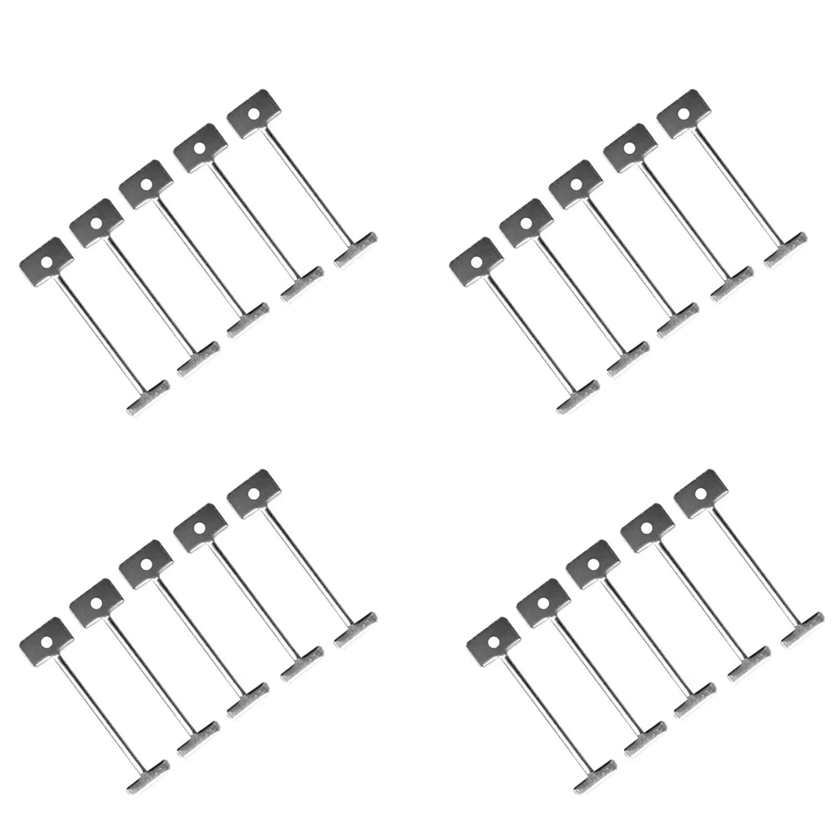 Kvsert Silver 600Pcs Tile Leveling System For Tile Laying Reusable Steel Needles Flooring Replaceable Pin Tiling Construction