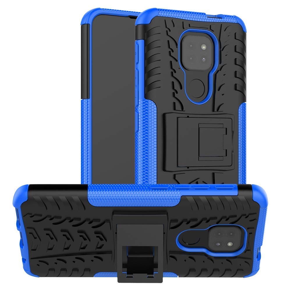 Newlike Polycarbonate Moto E7 Plus, Back Cover, Premium Real Hybrid Shockproof Bumper Defender Cover, Kick Stand Hybrid Desk Stand (Blue) Back Case Cover for Motorola Moto E7 Plus (B08MB336FL) Amazon Price History, Amazon Price Tracker