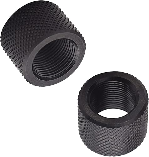 JTEYINH Paquete de 2 protectores de rosca de 12 x 28 para 22LR .223 y 5.56