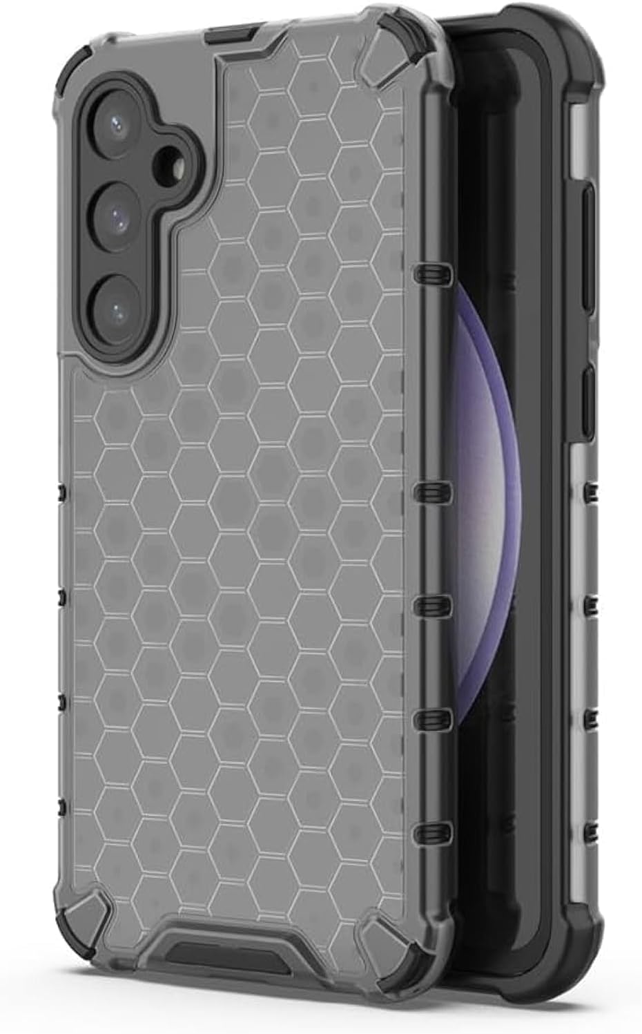 grabist Grabist Case For Samsung Galaxy S24 Plus Brand Name: GRABIST | Compatible Phone Models: Compatible with Samsung Galaxy S24 plus | Color: transparent gray | Compatible Devices: Compatible with Samsung Galaxy S24 plus | Material: Thermoplastic Polyurethane | Pattern: Honeycomb