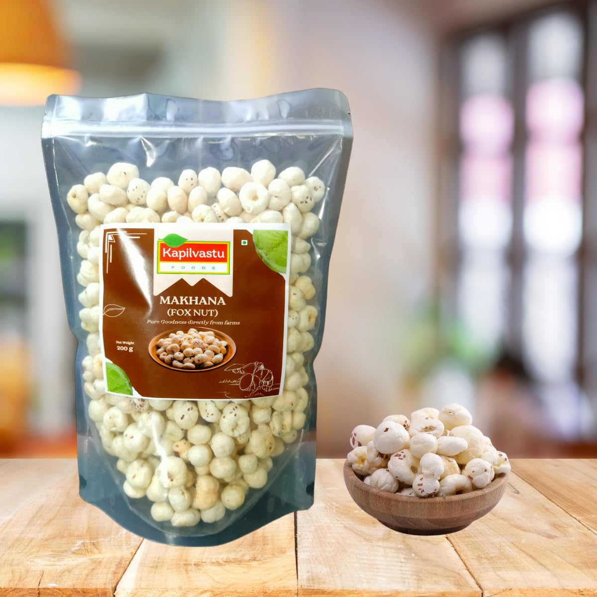 MAKTUB［2LP］ Kapilvastu Foods Makhana 200 gm | Premium Big Size Fox Nuts