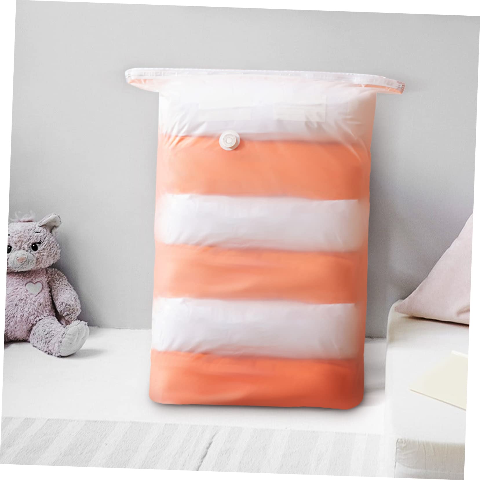 12 Piezas de Ropa de compresión al vacío Bolsas de vacío Ropa de Peluche de Juguete de compresión de Prendas de Vestir Bolsas de Sellado al vacío Herramientas para el hogar Bolsas