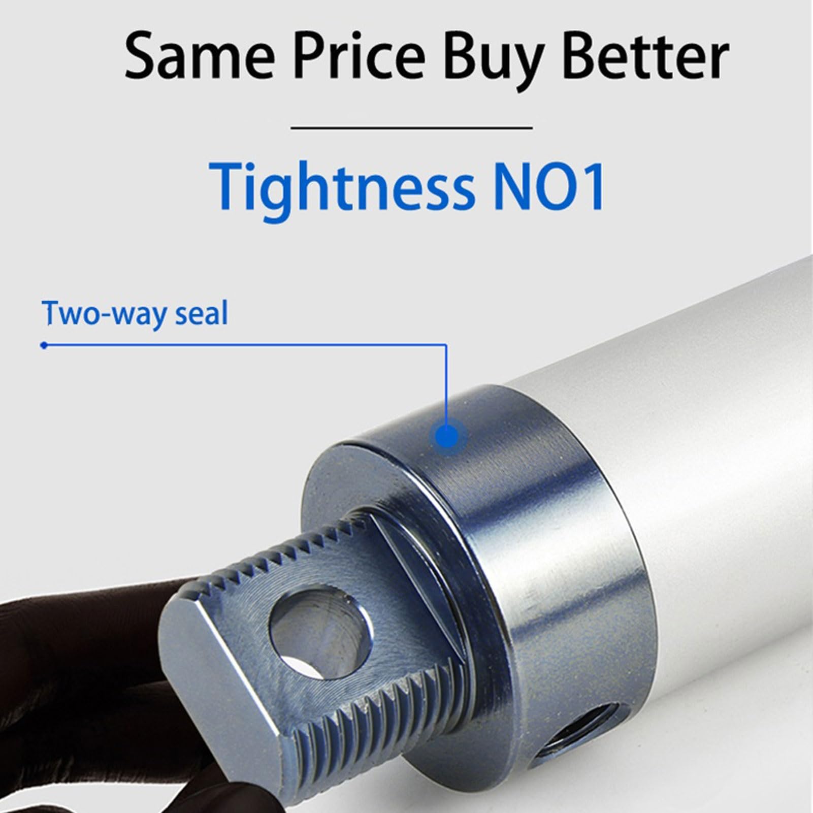 Cilindri Pneumatici Ad Aria Compressa Mini Cilindro MAL A Doppia Compressione Alesaggio Cilindro 16/20/25/32/40mm Corsa 25/50/75/100/200/300/400/500 Leva Singola ( Color : 250mm Stroke , Size : Bore 3 - Foto 4