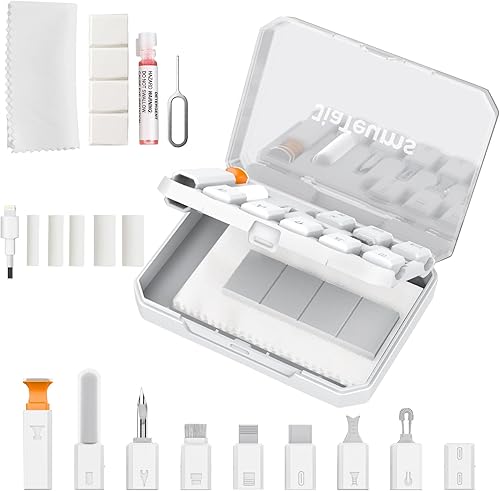 Herramienta de limpieza de puerto de carga para iPhone, kit de limpieza USB C para Airpod, kit de reparación para cable de datos de PC portátil