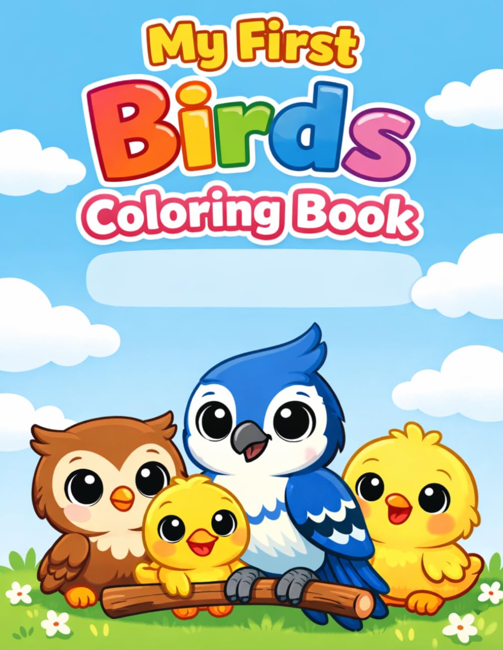 My First Birds Coloring Book: Easy & Fun Coloring Pages for Toddlers Ages 2–7