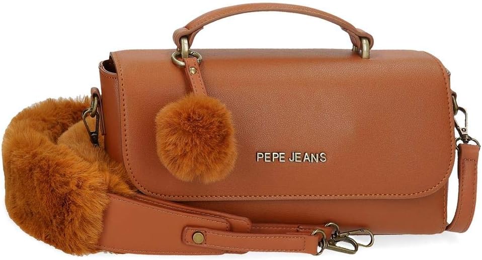 Pepe Jeans Annie Bag, Brown, 27x14x8 