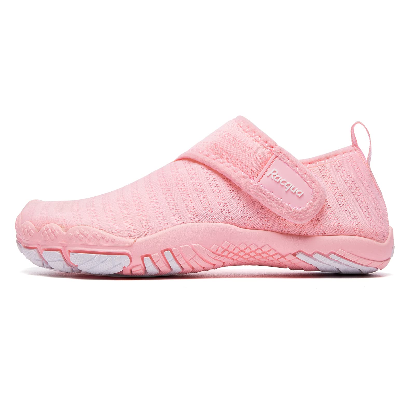 Racqua Kinder Wasserschuhe Mädchen schnell trocknend leicht Sport Strand Aqua Schuhe Barfuß Outdoor Schwimmbecken Wandern Bootfahren Surfschuhe Kleinkind Pink 31