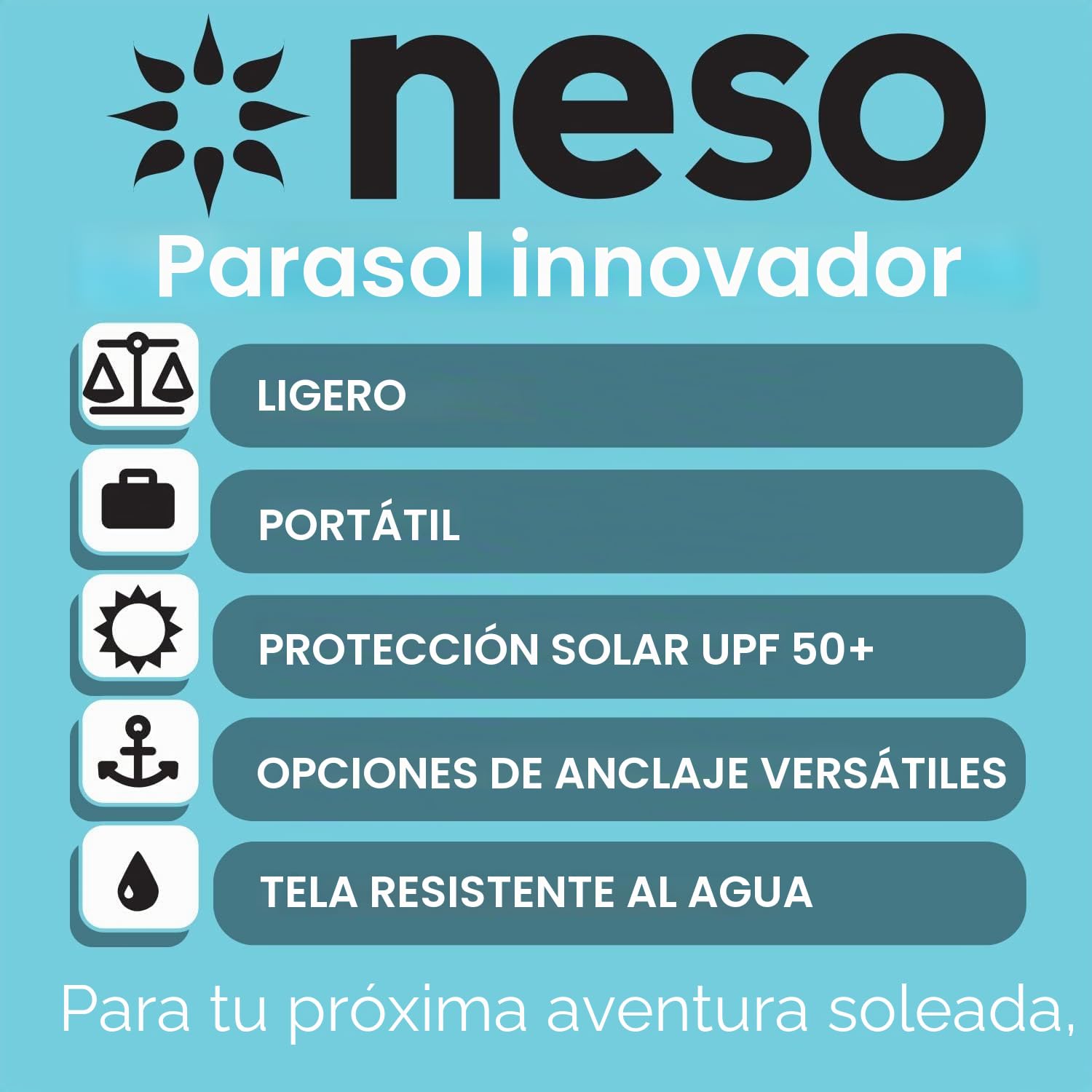 Tienda Neso Tents Grande Beach, 2,1 m (7 pies) de Altura, 2,7 m (9 pies) x 2,7 m (9 pies), Esquinas reforzadas y un Bolsillo más frío(Color)