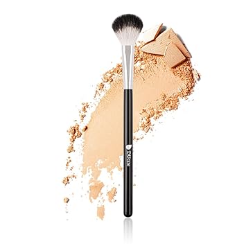 Ducare Highlighter Brush Blending Eyeshadow Contouring Blush Brush Goat Hair Makeup Eye Smudge Tool-Black