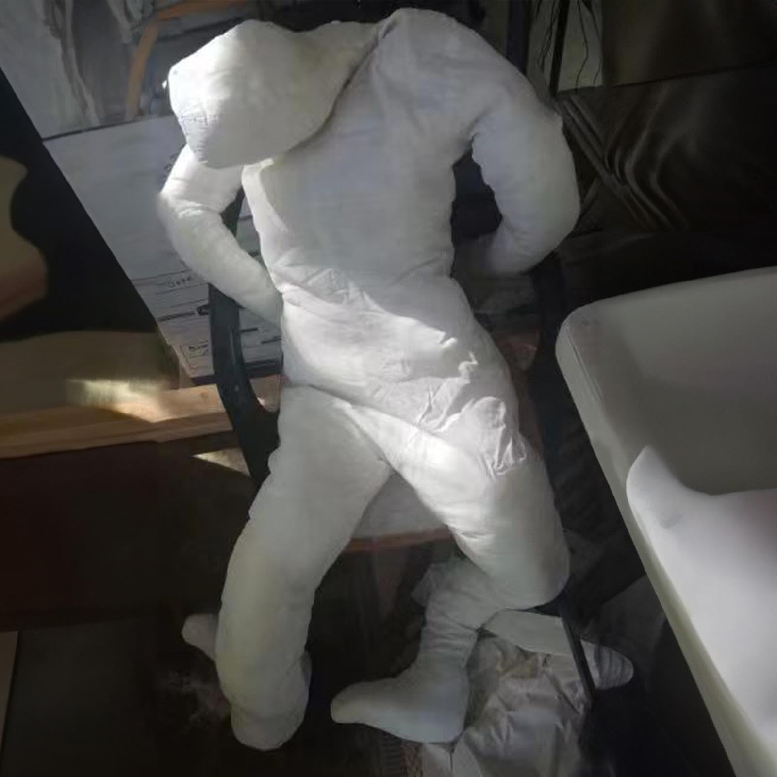 Manekin Halloweenowy Przerażające Dekoracje Halloweenowe Cosplay | Straszne nadmuchiwane pozujące ciało manekina do Nawiedzonego Domu, Występów Scenicznych, Imprez