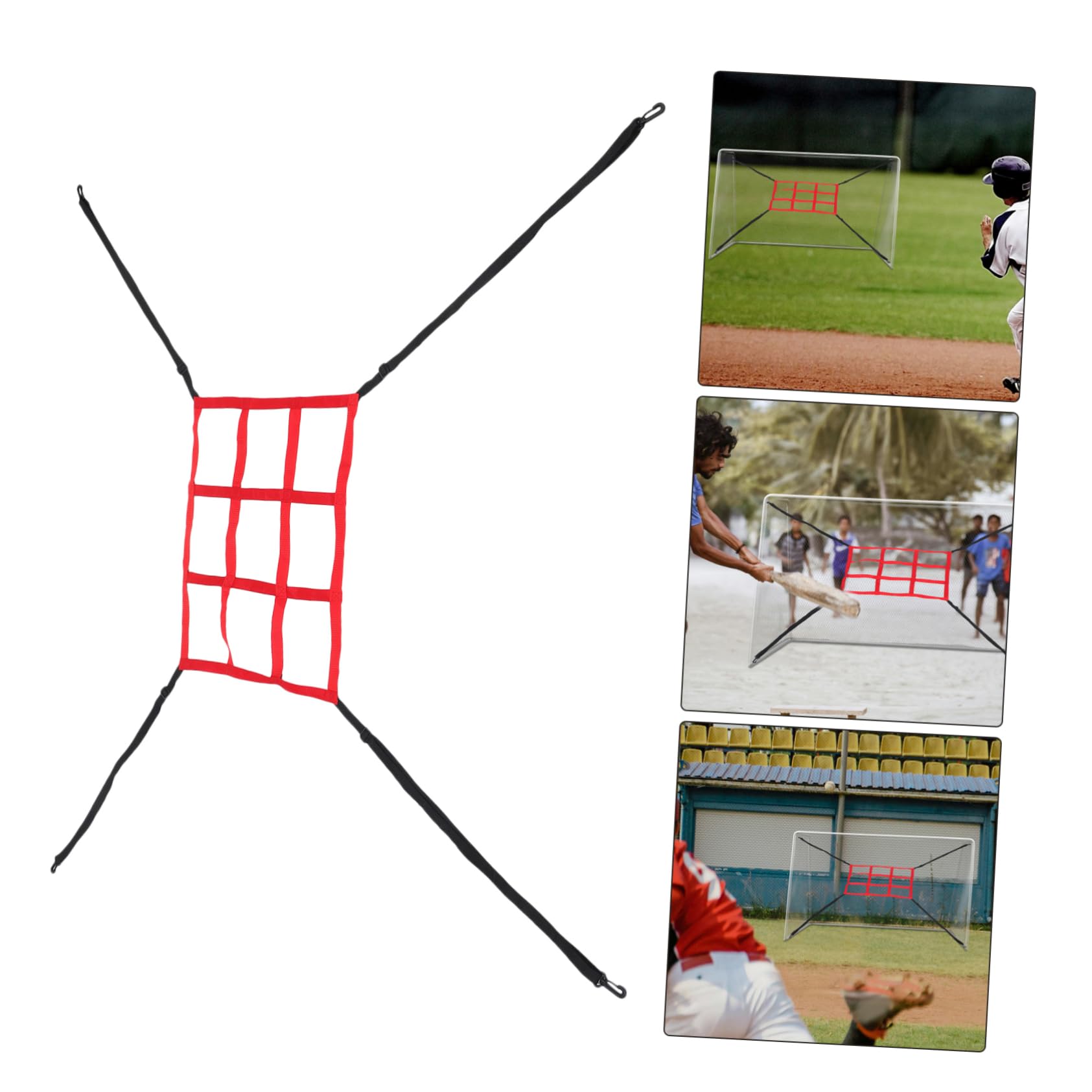 VICASKY Baseball Practice Net with Adjustable Height for Pitching and Hitting Drills Versatile Training for Baseball and Softball Athletes Easy to Assemble and Portable