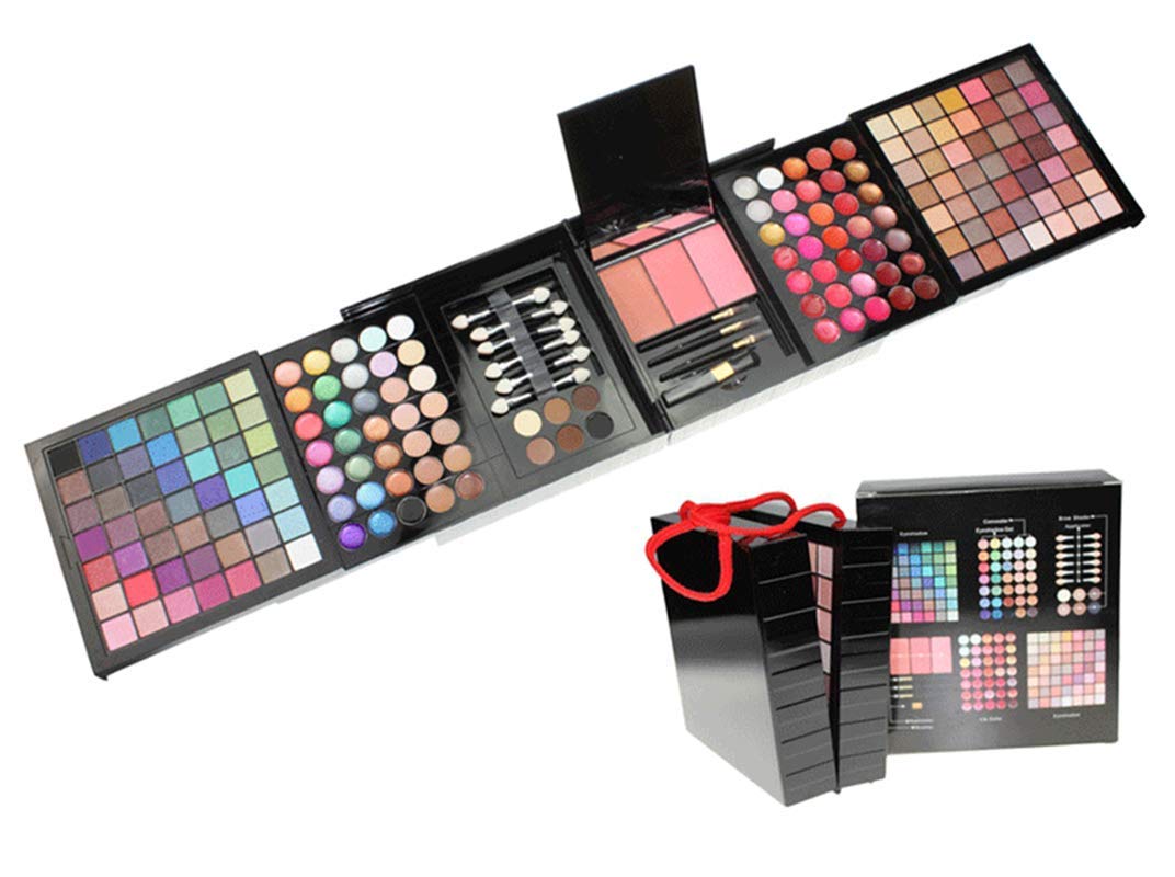 177 Colori Cosmetico Ombretti Palette Shimmer Matte Ombretto e glitter Makeup palette Kit con Sopracciglio Cipria, Blush e Polvere - Perfetto per l'uso quotidiano e professionale#2