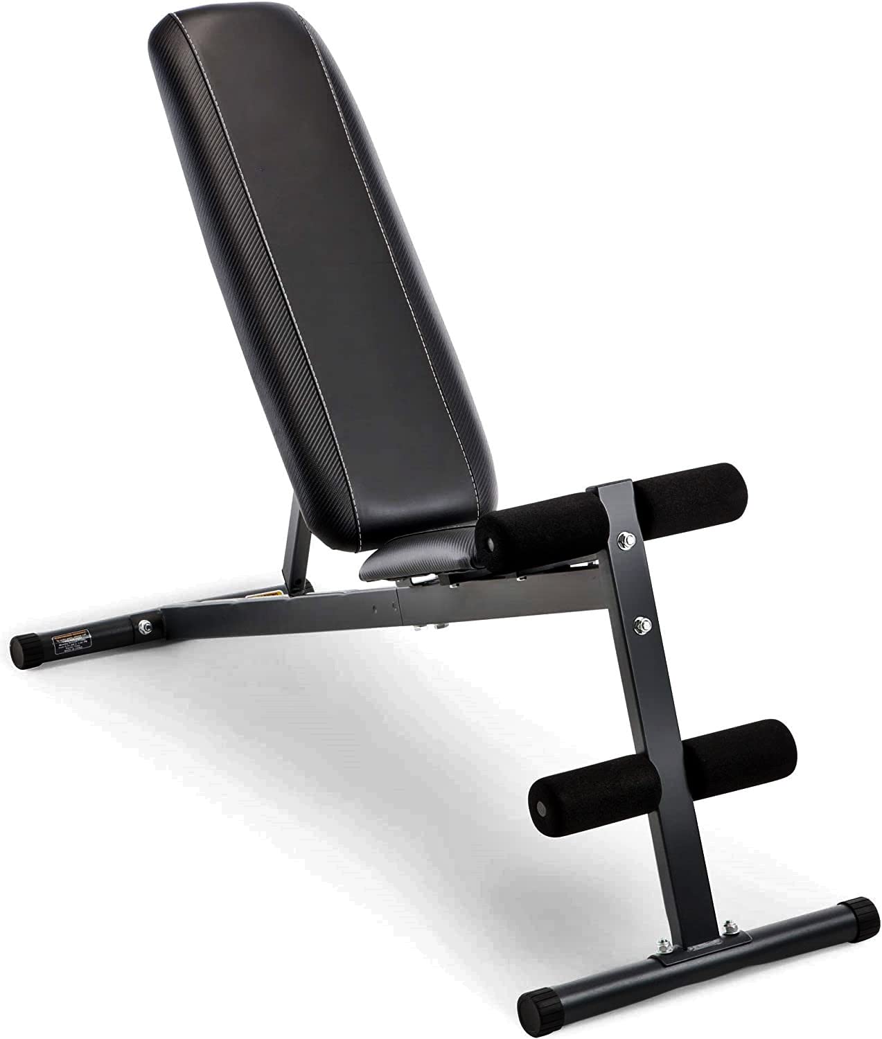 Allyson Fitness Adjustable Exercise Utility Bench for Upright, Incline, Decline, and Flat Exercise for Strength Training