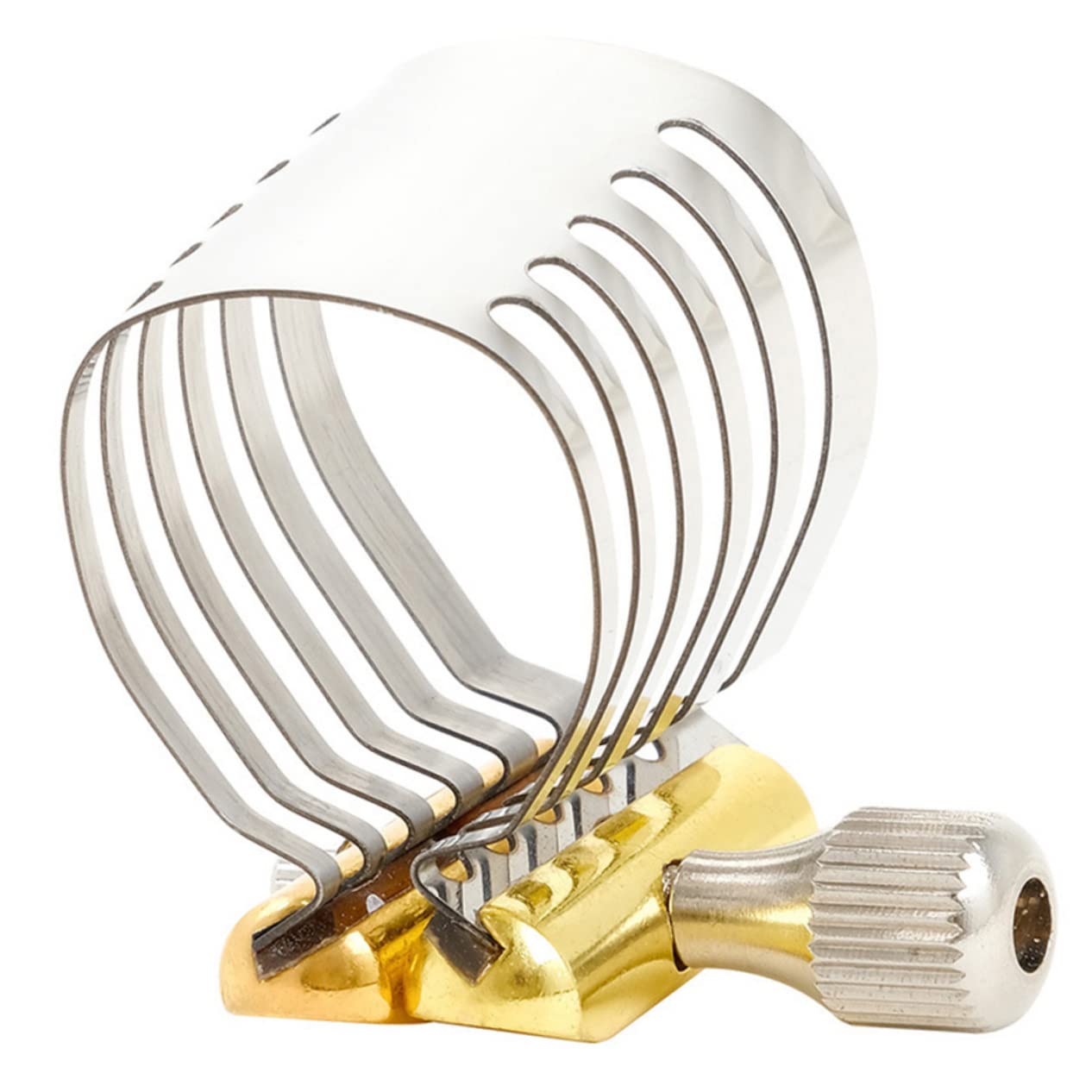 TOYANDONA 2pezzi Clip Acciaio Inossidabile Per Sassofono Fissaggio Design Elegante e Resistente Accessorio Strumentale Per Musicisti Compatibile Con Vari Modelli Di Sassofoni