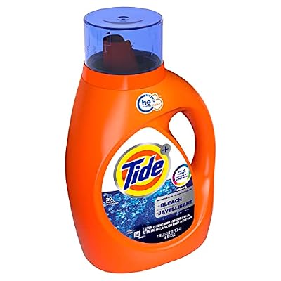 Tide Plus Bleach Alternative HE Turbo Clean Liquid Laundry Detergent, 46fl oz, 29 Loads