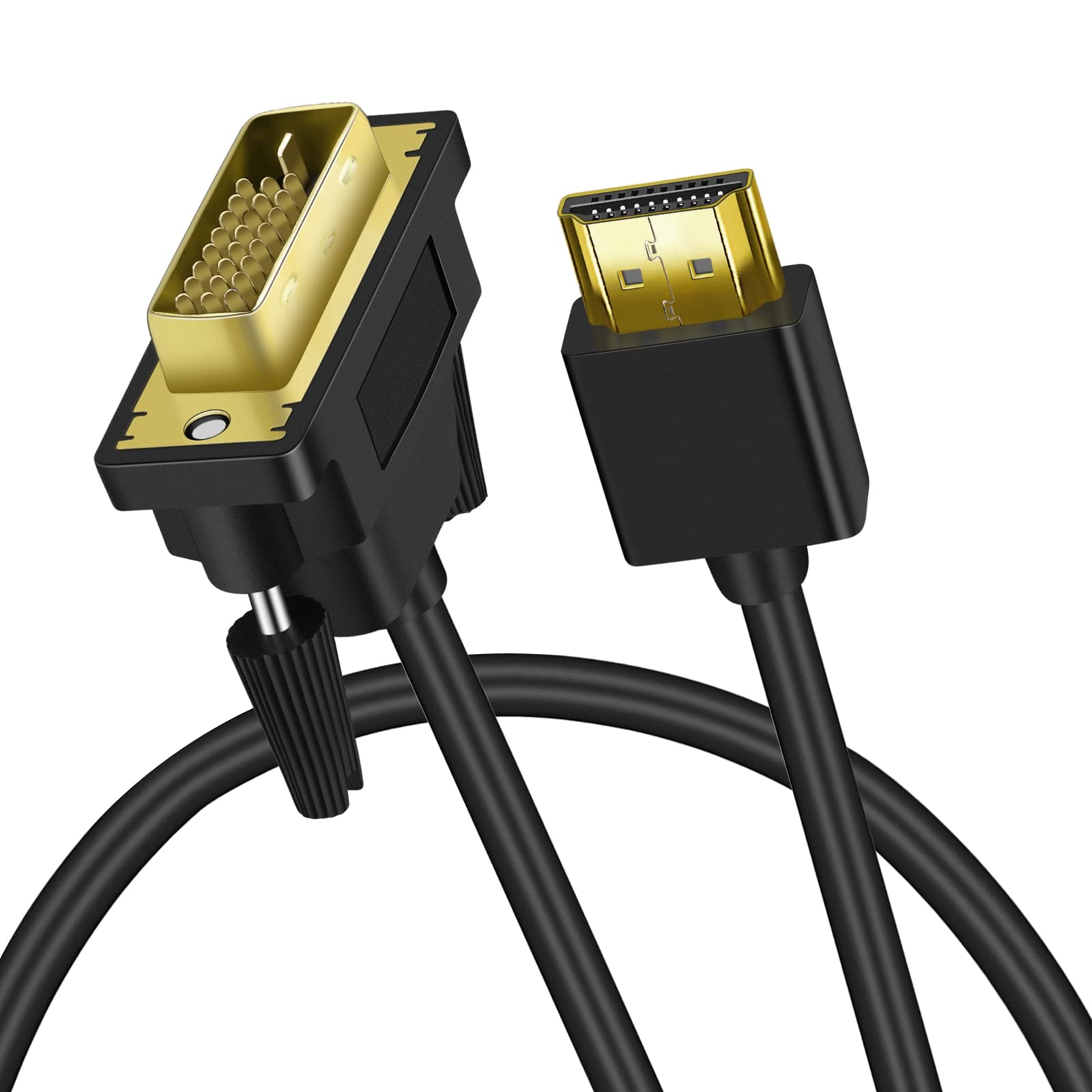 Twozoh Ultra Dünn 4K HDMI auf DVI Kabel 1,5M Bidirektional 24+1 Pin 1080P 3D Full HD