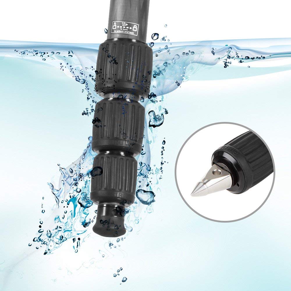 Amazon.com : Sirui W-1204 4-Section Waterproof Carbon Fiber