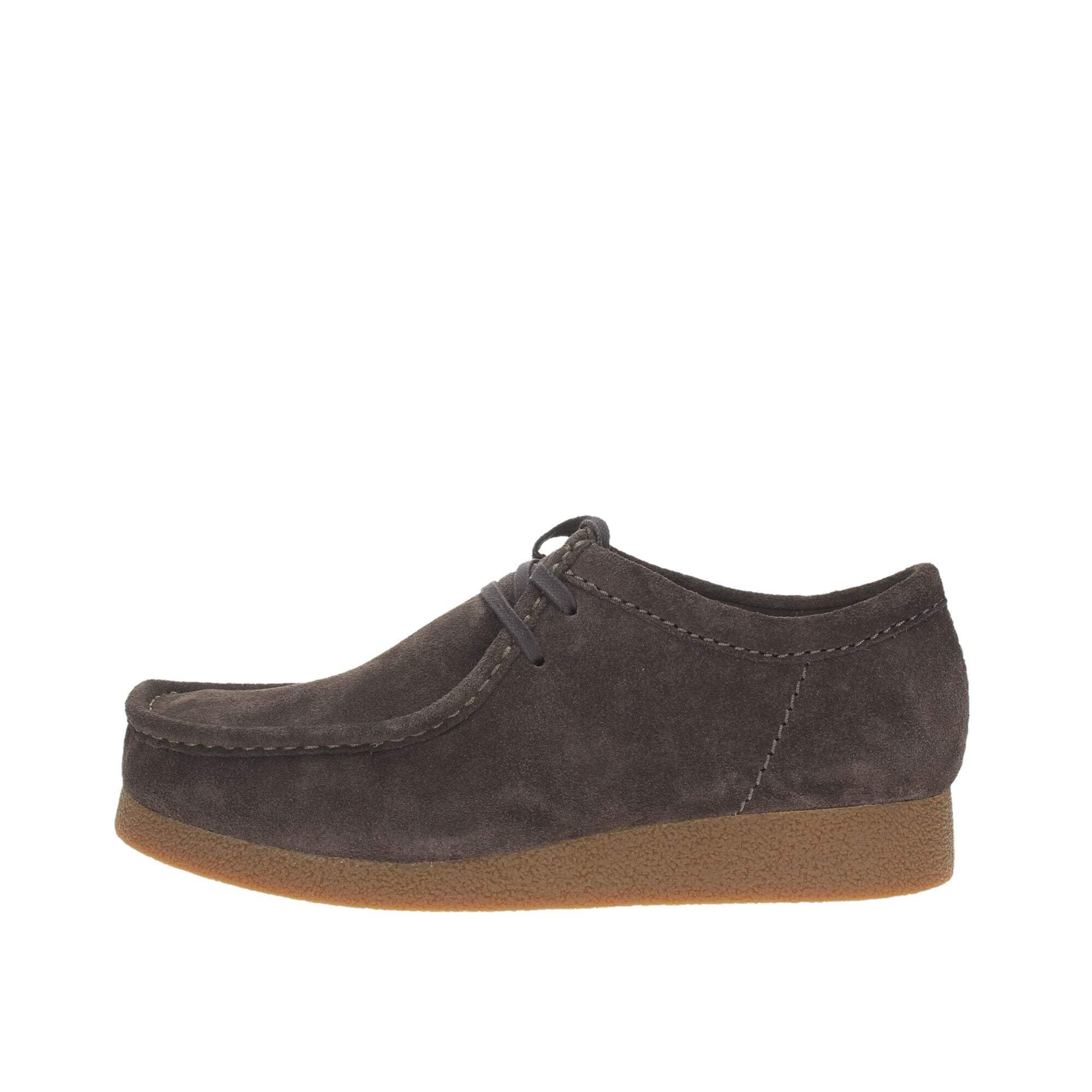 Clarks Wallabeeevo - - Da Donna, Dark Brown Suede,-image