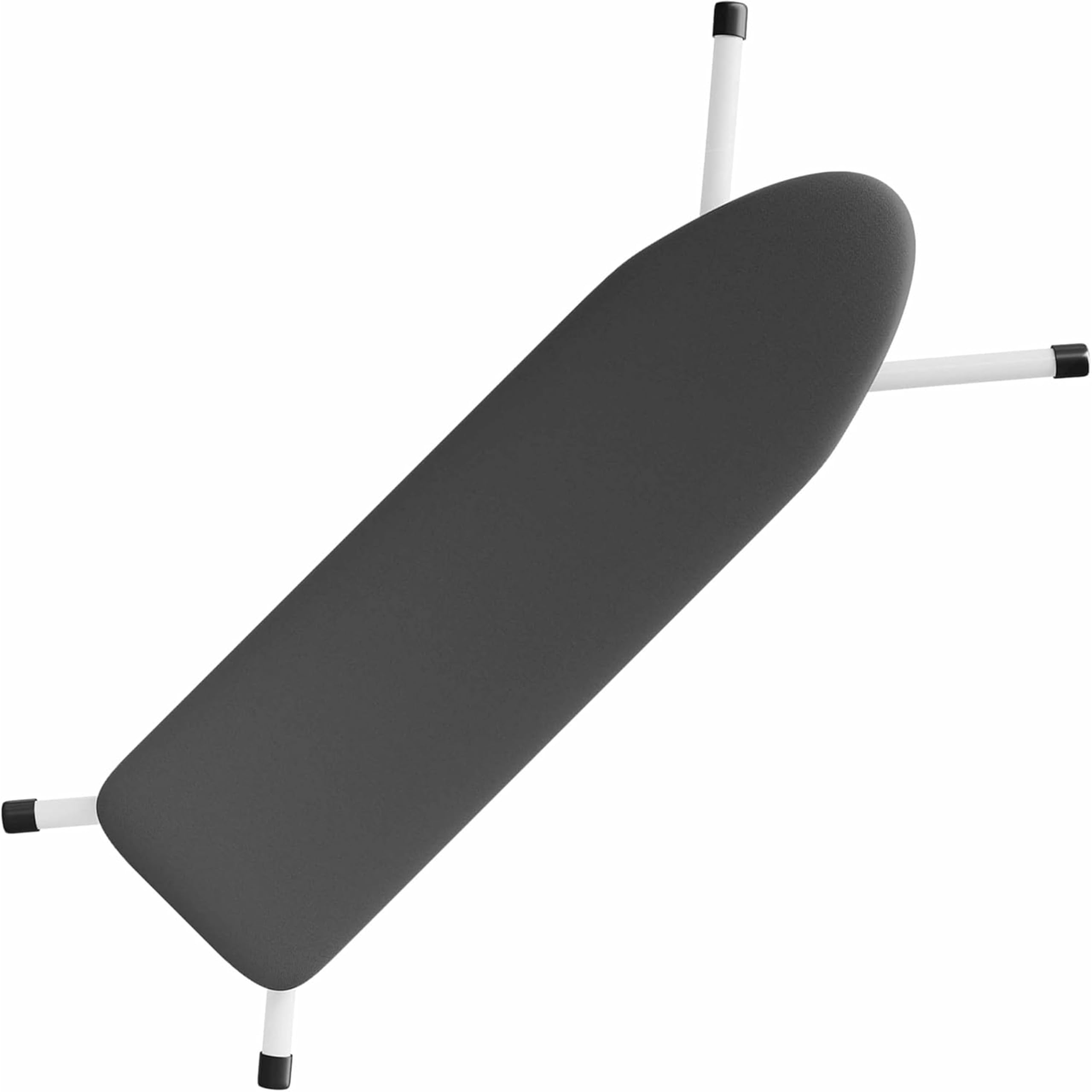 Hearth & Harbor Ironing Board Cover and Pad 15x54 Full Size, Thick Heavy Duty Scorch Resistant Padding Elastic Edge Hook & Loop Fastener, Iron Board Cover with Padding, Grey