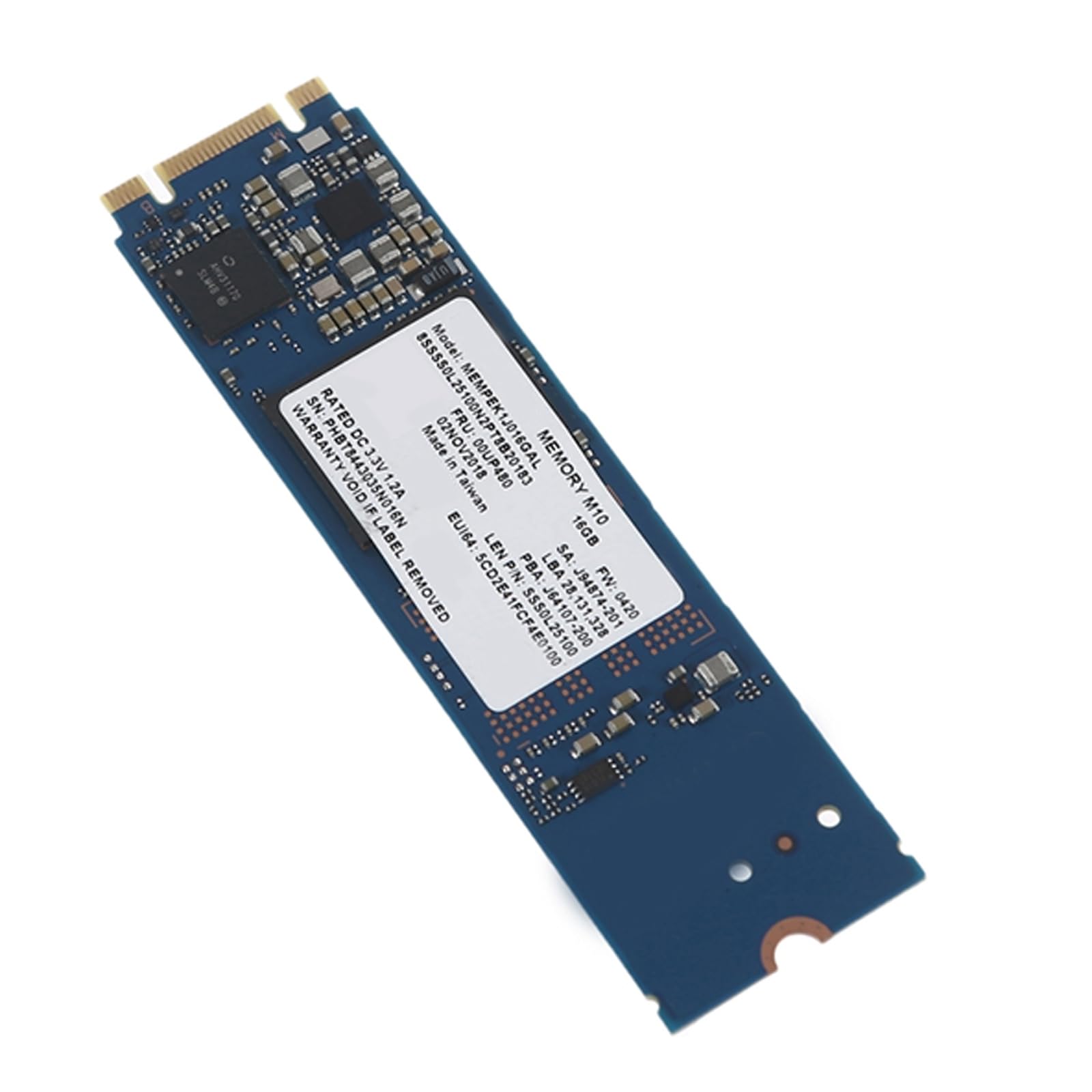 16GB M.2 NVMe Internal SSD, PCIe Gen 3.0 x2 Solid State Drive for Desktop & Laptop, High-Speed System Accelerator & Cache Memory, 2280 Form Factor