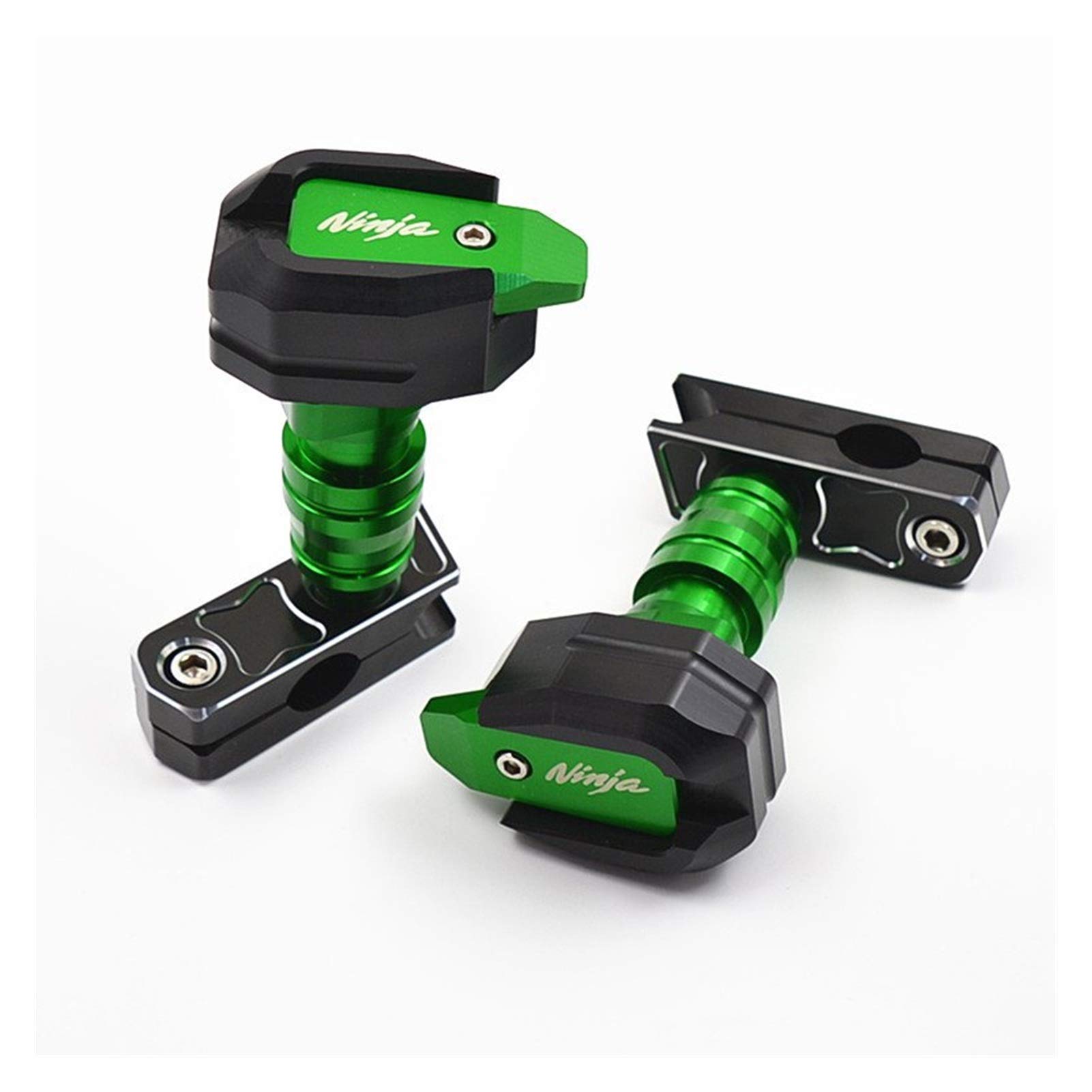 Do KAWASAKI NINJA250SL NINJA 250 SL Slider Frame Sliders osłona silnika osłona ochronna przed upadkiem ochrona przed upadkiem suwak ramy (kolor: Zielony)