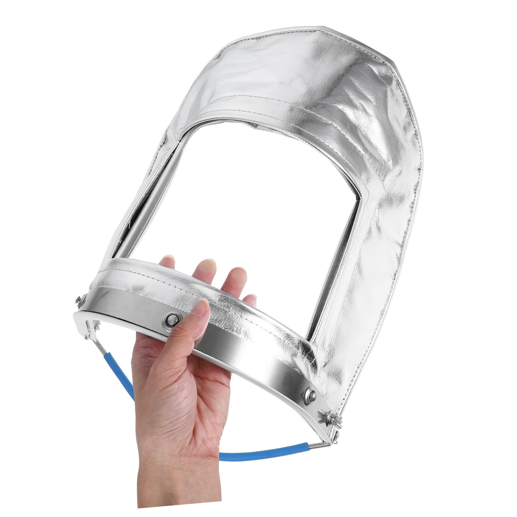 Anneome Gesichtsschutzmaske Transparenter mit Hitzebeständigem Aluminiumfolie Schutz Voll Schild Hochtemperatur für Industrielles Arbeiten und Schweißerschutz