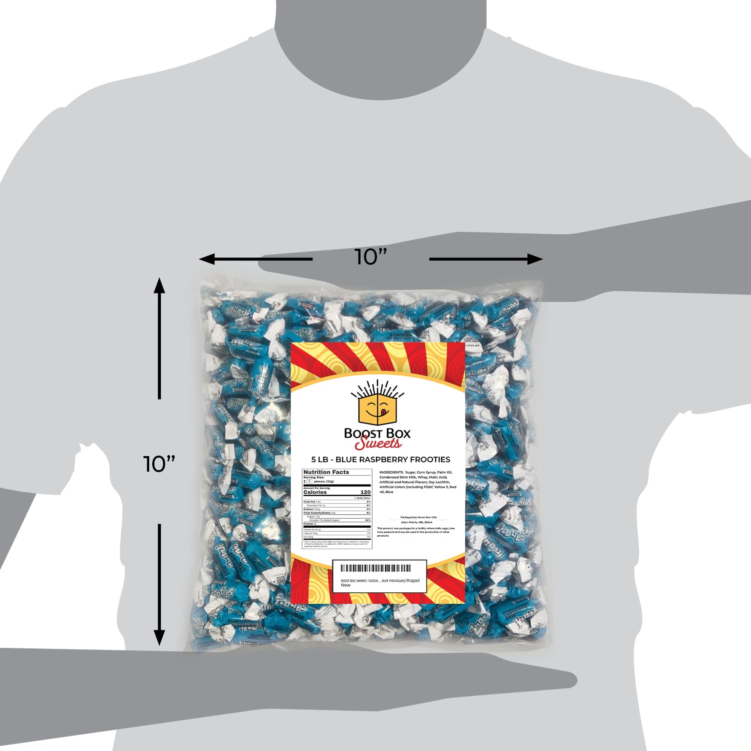 Frooties Tootsie Rolls Tootsie Frooties Candy Frooties Candy Bulk Blue Raspberry Frooties Individually Wrapped Bulk Chewy Tootsie Roll Candy (5 Pound)