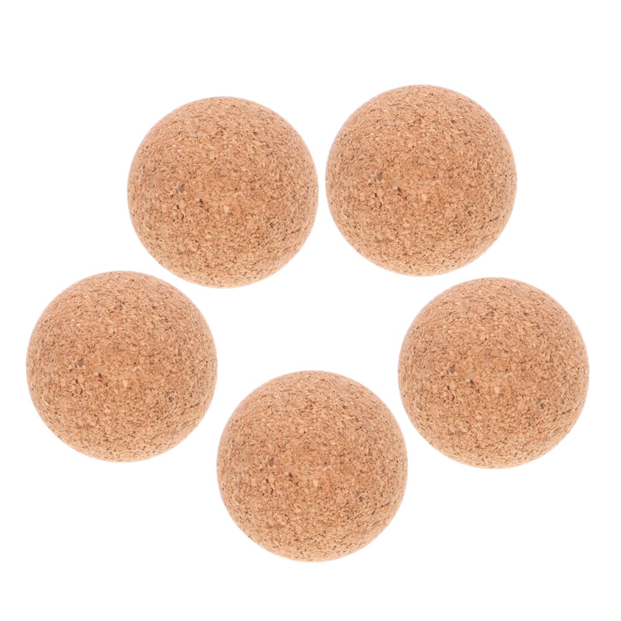 TOYANDONA 25piezas Balones De Madera para Futbolín De Corcho Reemplazables Accesorios Portátiles para Interiores
