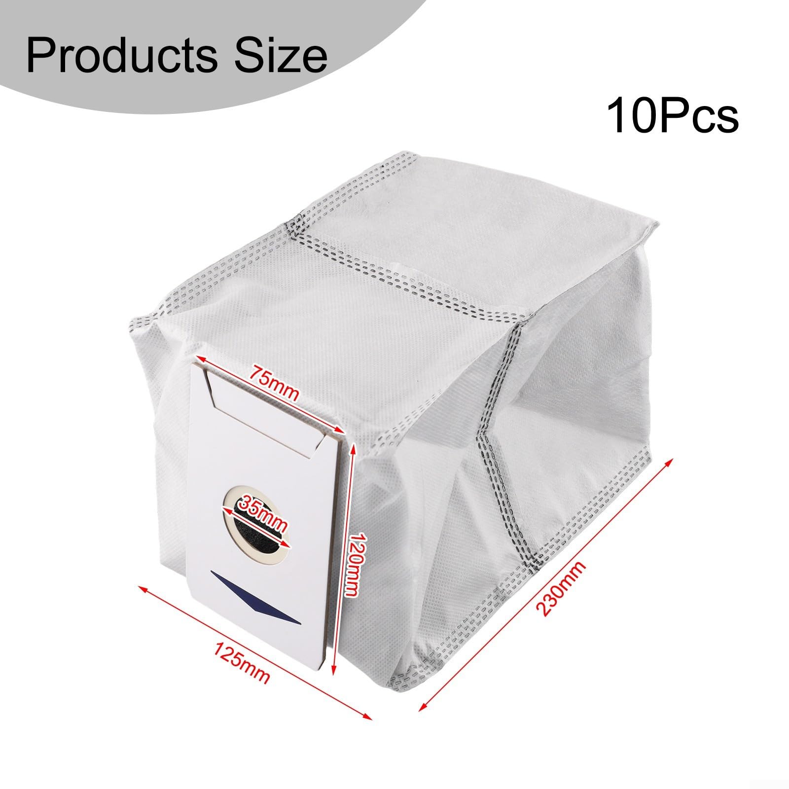 Vacuum Cleaner Dust Bag Fit For Deebot T30 PRO, Fit For Omni T30 Max T30 DDX14 Dust Bag, Vacuum Canister Bags(10 PACK)