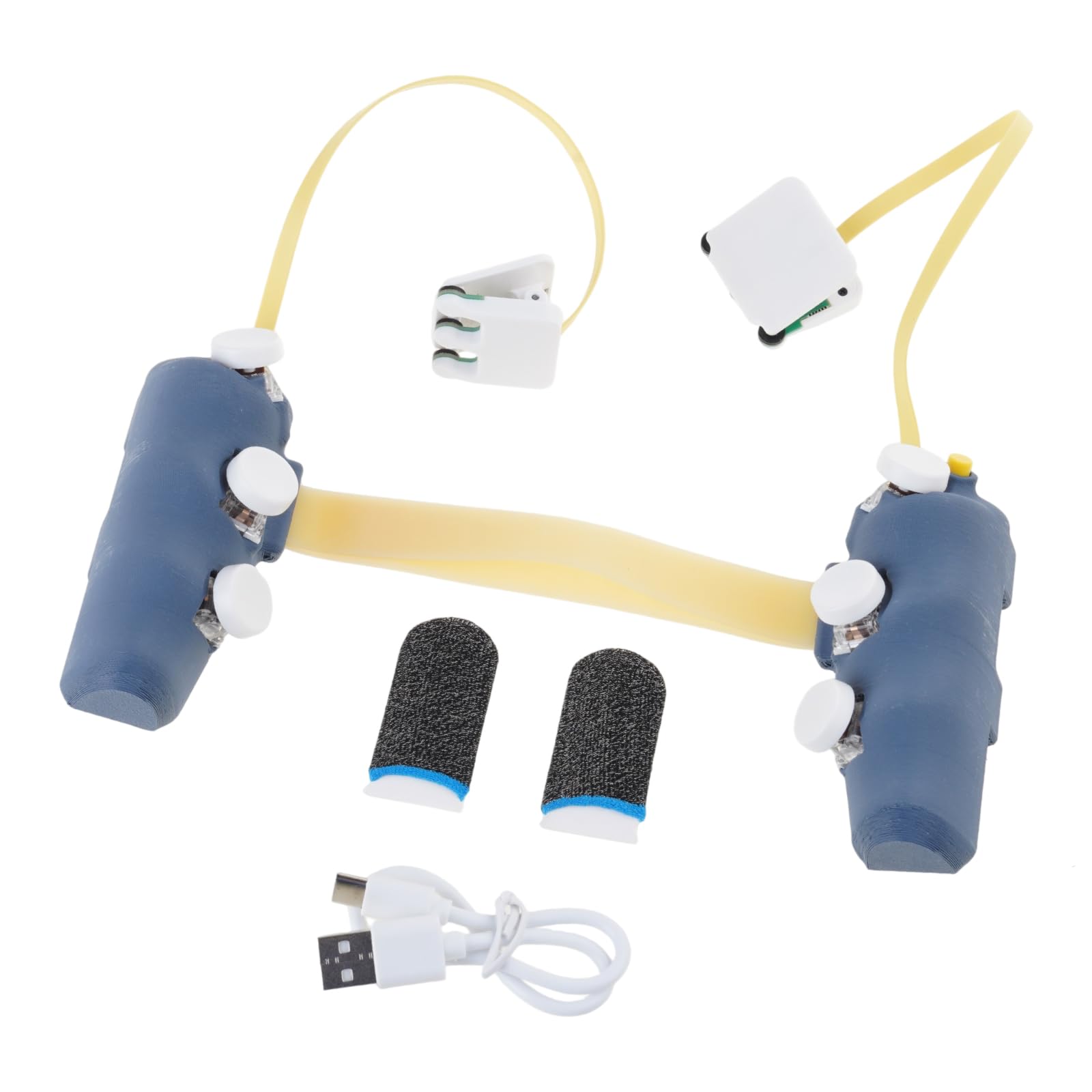 Fahoujs Manette de jeu de bouton de contrôleur de jeu Mobile pour la poignée de jeu de main de bouton de tir sensible de tablette pour la manette de jeu de tablette