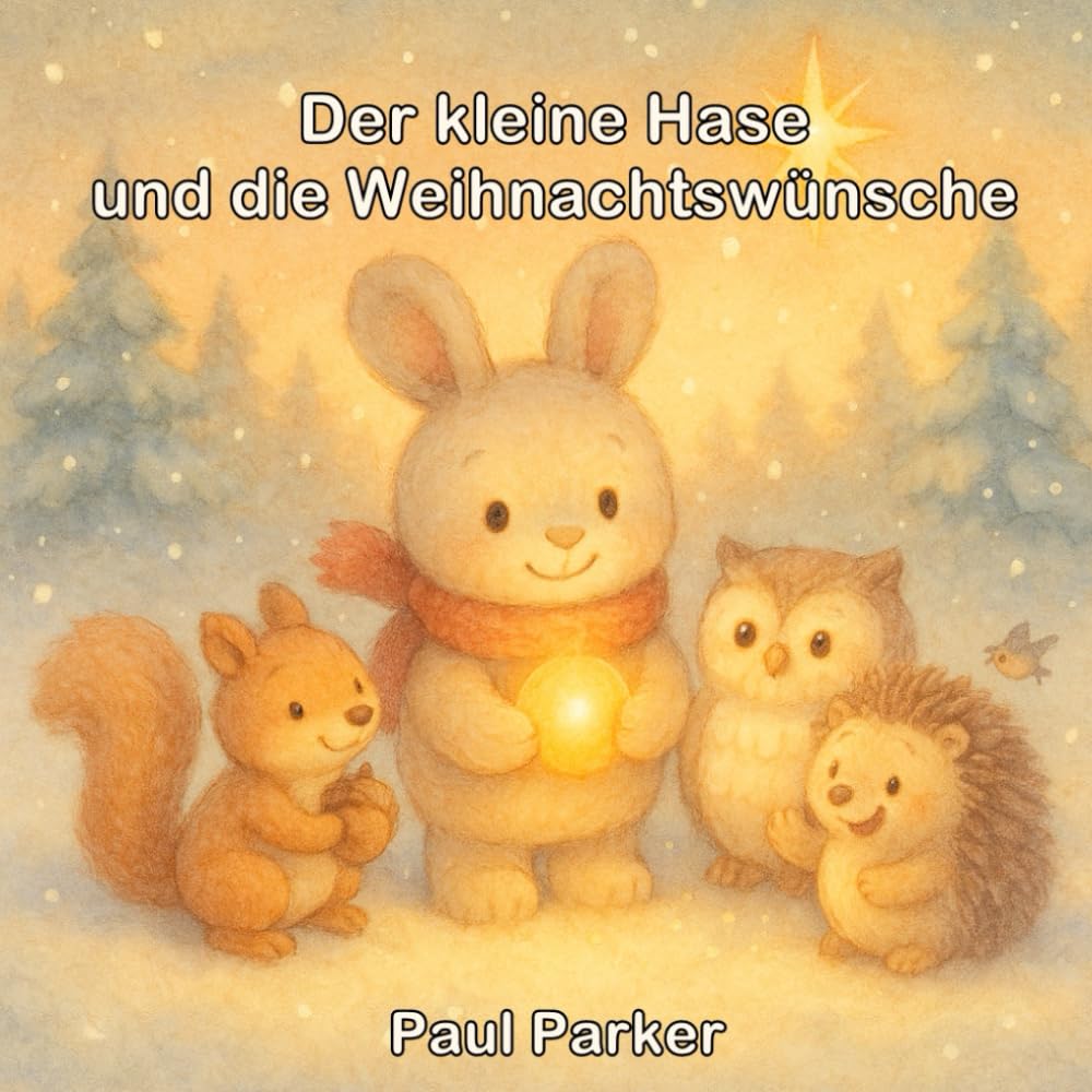 Der kleine Hase und die Weihnachtswünsche: Eine gemütliche Weihnachtsgeschichte über Freundschaft, Herzenswärme und kleine Wunder