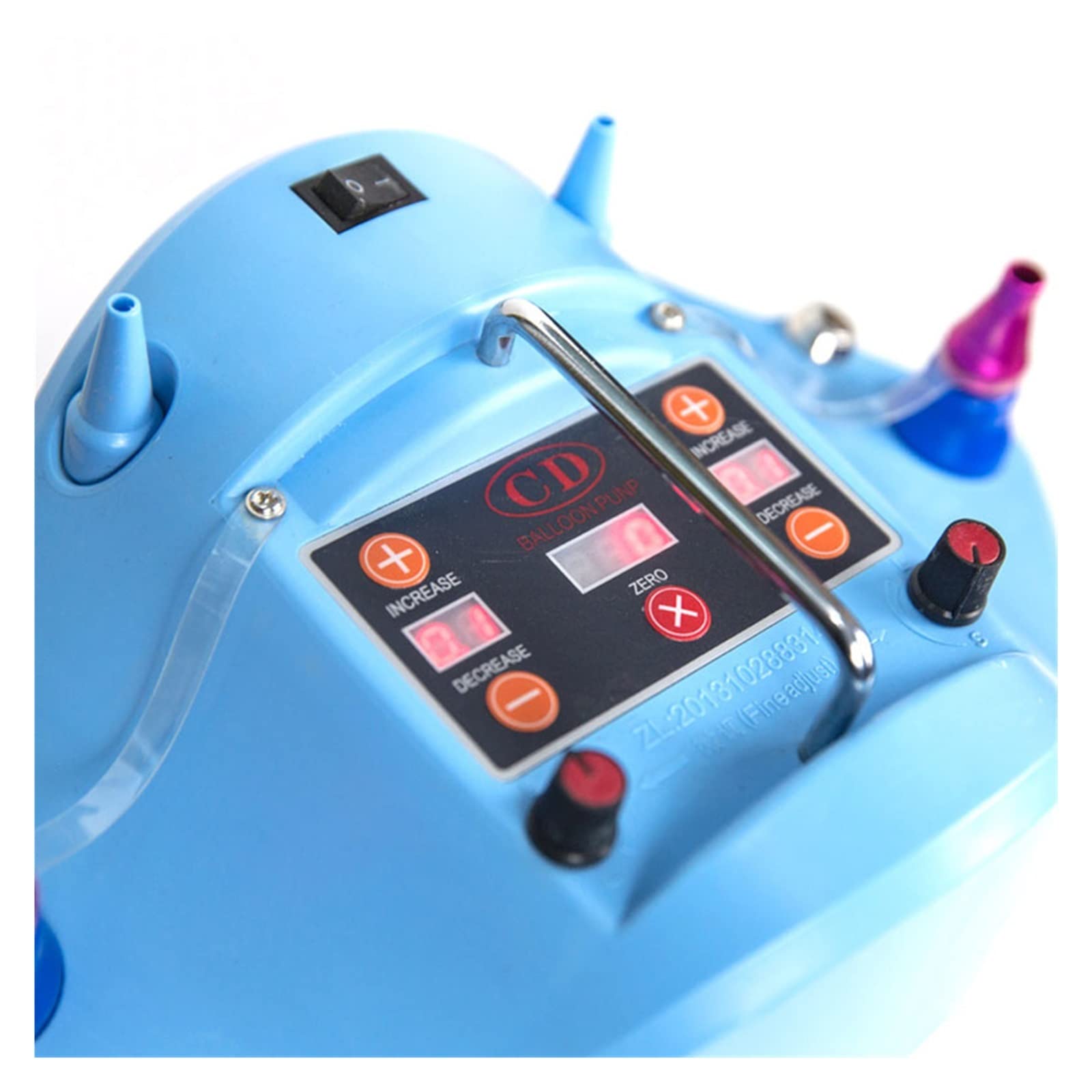 CD-608 Inflator Do Balonów Z Zegarem Cyfrowym Elektryczna Precyzyjna Pompka Do Balonów dla początkujących DIY