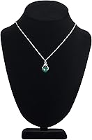 Vista 4 de Polmart P26-BL Collar Busto, Terciopelo Negro, 10