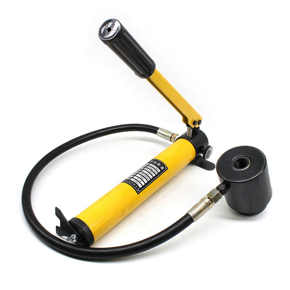 VEVOR Hydrauliskt Hu00e5lstansningsset Knockout-hu00e5ldrivarkit 10t, Handpump Stu00e5lhu00e5lverktyg Med 6 Stansformar Stansning 12,7, 19,05, 25,4, 31,75, 38,1, 50,8 Mm, Cylinder Hu00e5lstans Hydraulpump VEVOR Hydrauliskt Hu00e5lstansningsset Knockout-hu00e5ldrivarkit 10t, Handpump Stu00e5lhu00e5lverktyg Med 6 Stansformar Stansning 12,7, 19,05, 25,4, 31,75, 38,1, 50,8 Mm, Cylinder Hu00e5lstans Hydraulpump