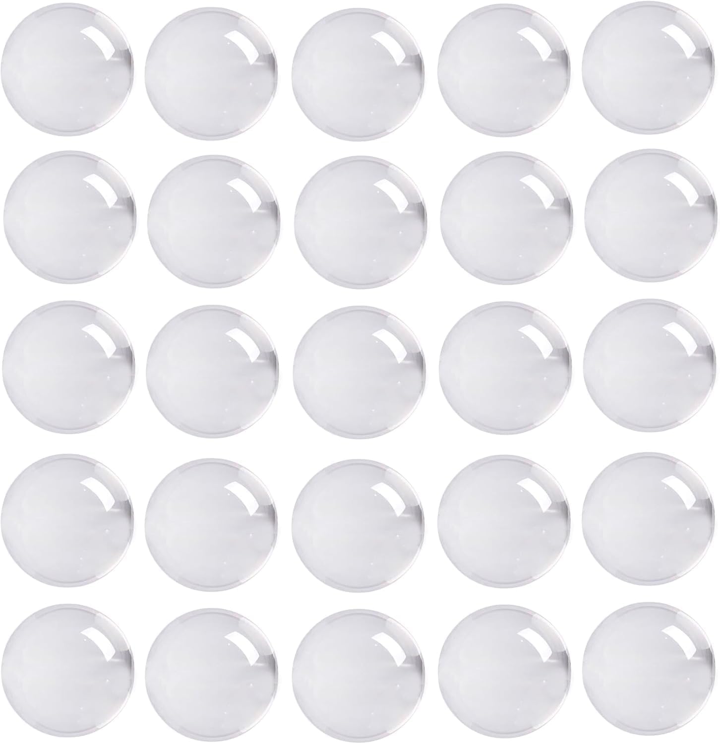 100 x .50 Caliber Self Defense Balls, Hard .50 Cal Marble Balls for Umarex T4E TR50/HDP50/HDR50 and Other .50 Cal Paintball Markers, 2.6 Grams Solid Glass Rounds for Target Practice