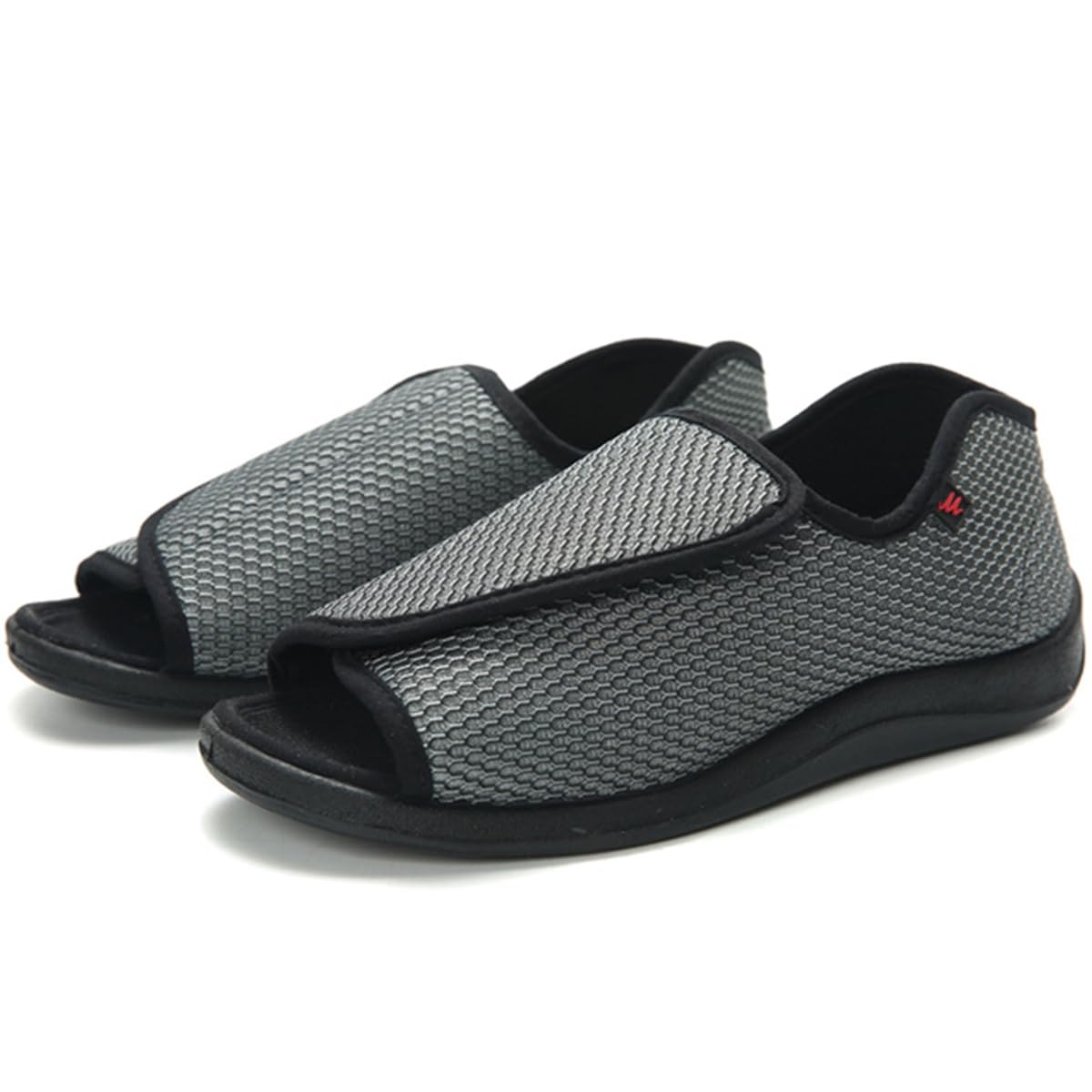 Sandali per Diabetici Uomo Leggero Scarpe da Ortopediche Riabilitativi Casual Extra Larghe Pantofole per Piedi Gonfi