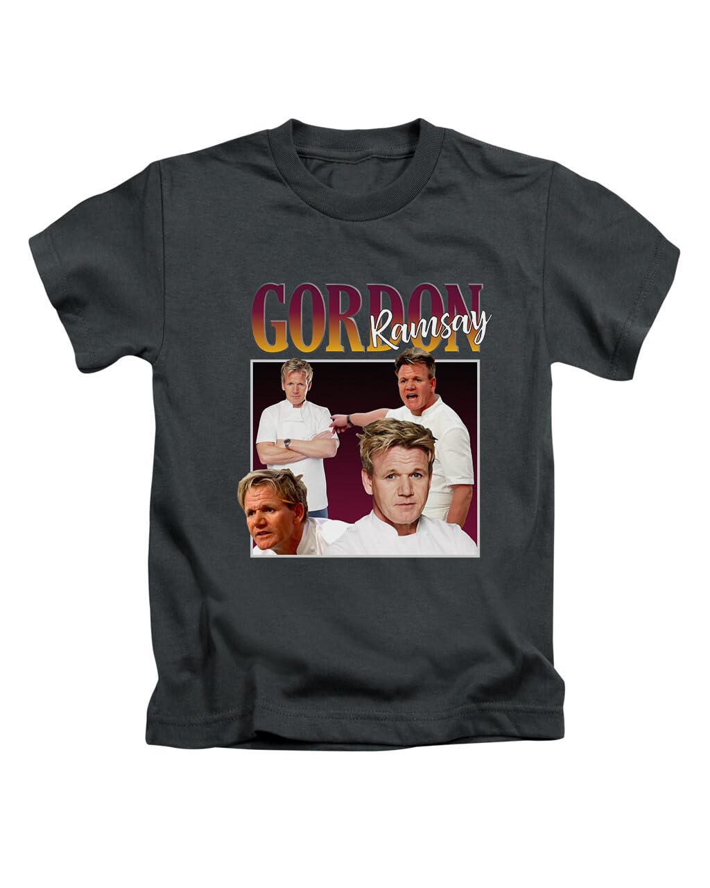 New Spirit Original Unisex Black Gordon Ramsay Chef Cook Cooking Tee T-Shirt Funny T Shirt Top