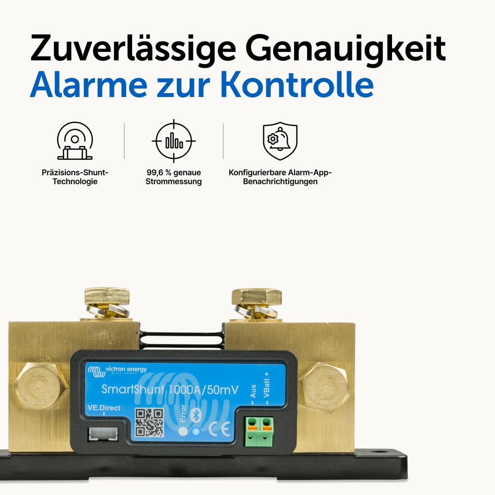 Victron Energy SmartShunt 1000 Amp Batteriewächter (Bluetooth)
