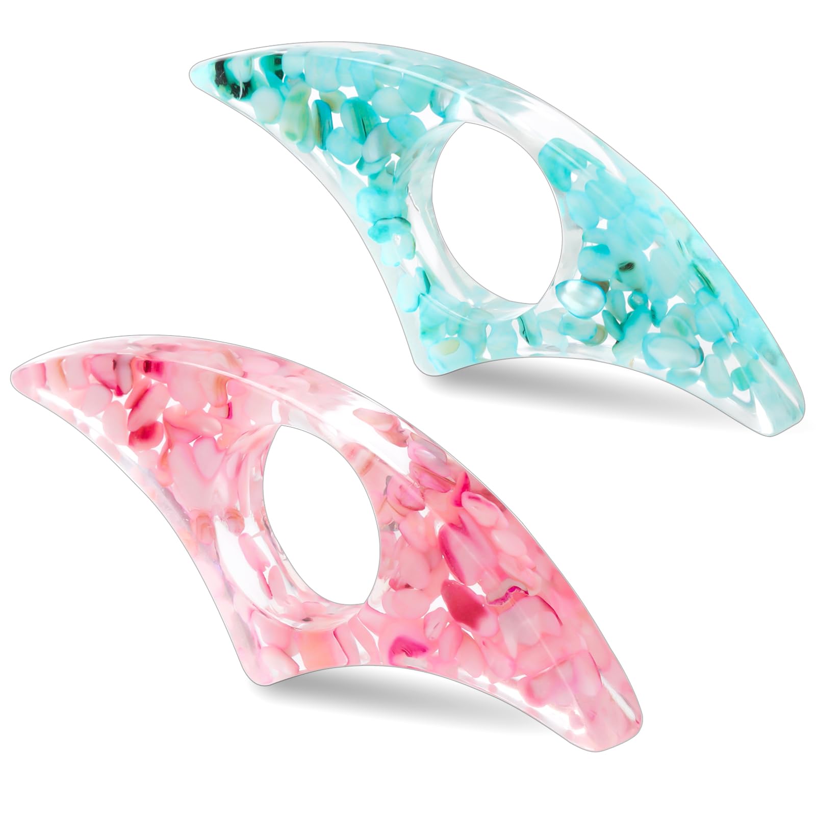 2pcs Thumb Page Holder, Resin Book Page Holder Book Finger Page Holder Thumb Bookmark Book Opener Holder Reading Accessories for Teachers Students