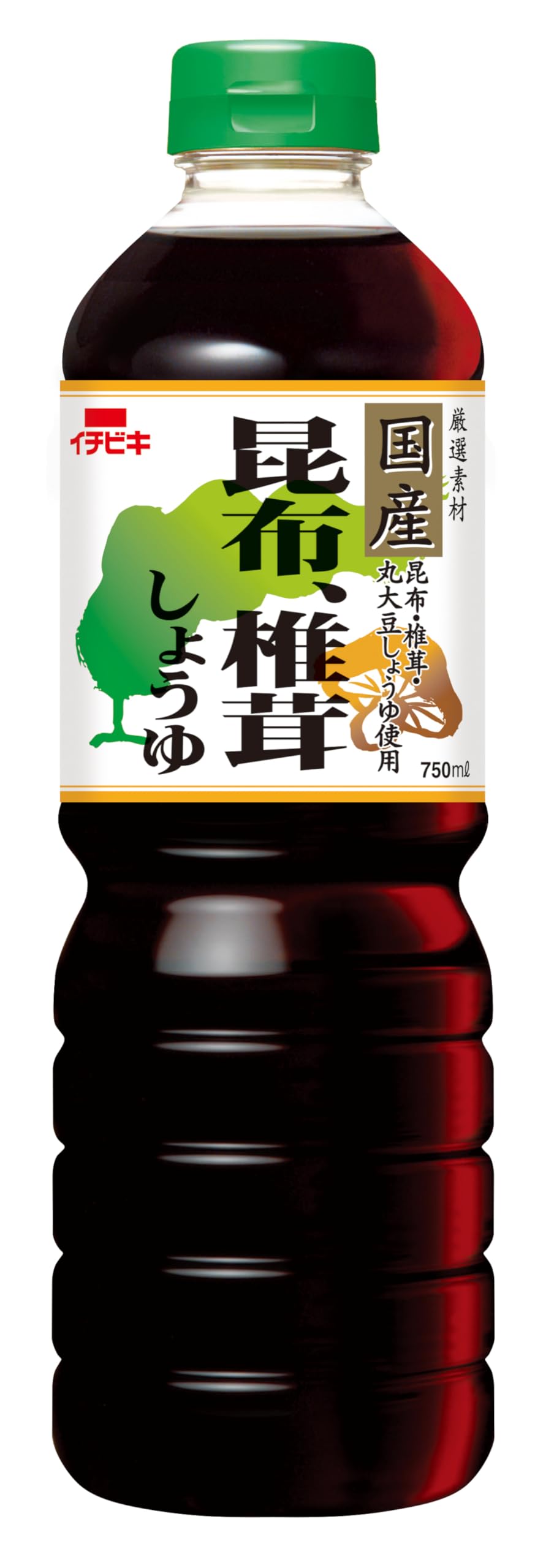 イチビキ 昆布、椎茸しょうゆ 750ml