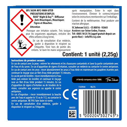 Raid diffuseur et jour protection insectes - vue 3